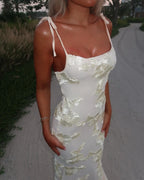 SEVILLE – Floral Bodycon Maxi Dress – 6540