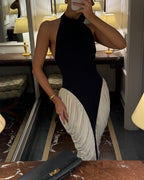 ATHENS – Halter Pleated Dress – 7894