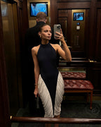 ATHENS – Halter Pleated Dress – 7894