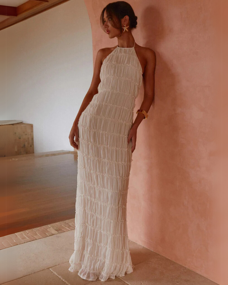 VALENCIA – Backless Maxi Dress – 1393