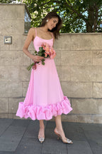 NAPLES – Sleeveless Twirl Midi Dress – 9128