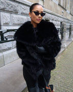 AMSTERDAM – Oversized Faux Fur Coat – 4836