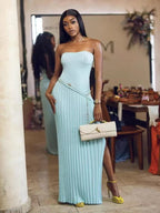 CORFU – Strapless Maxi Dress – 7453