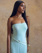 CORFU – Strapless Maxi Dress – 7453