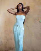 CORFU – Strapless Maxi Dress – 7453