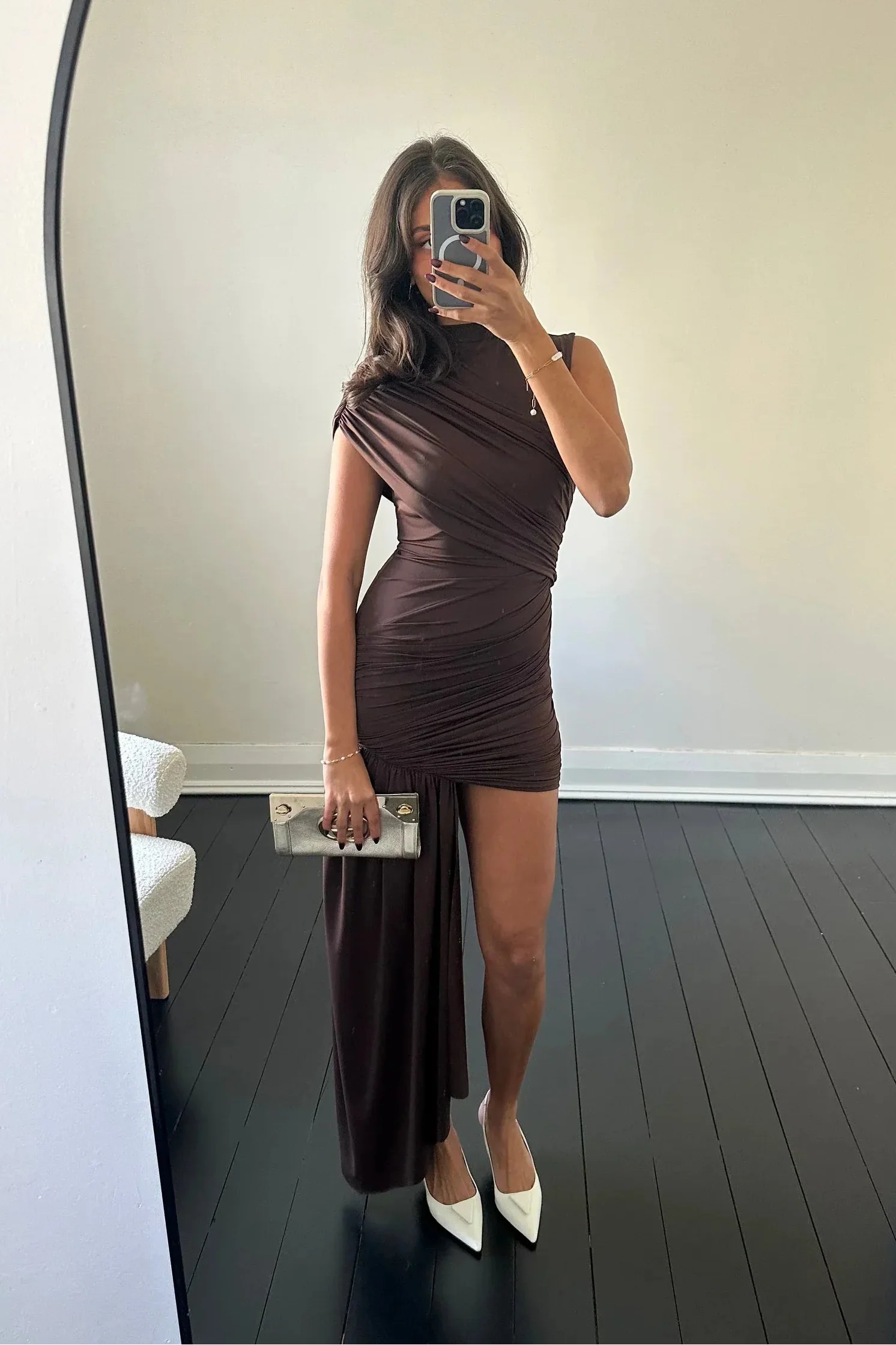 VALLETTA – High Neck Mini Dress – 7506