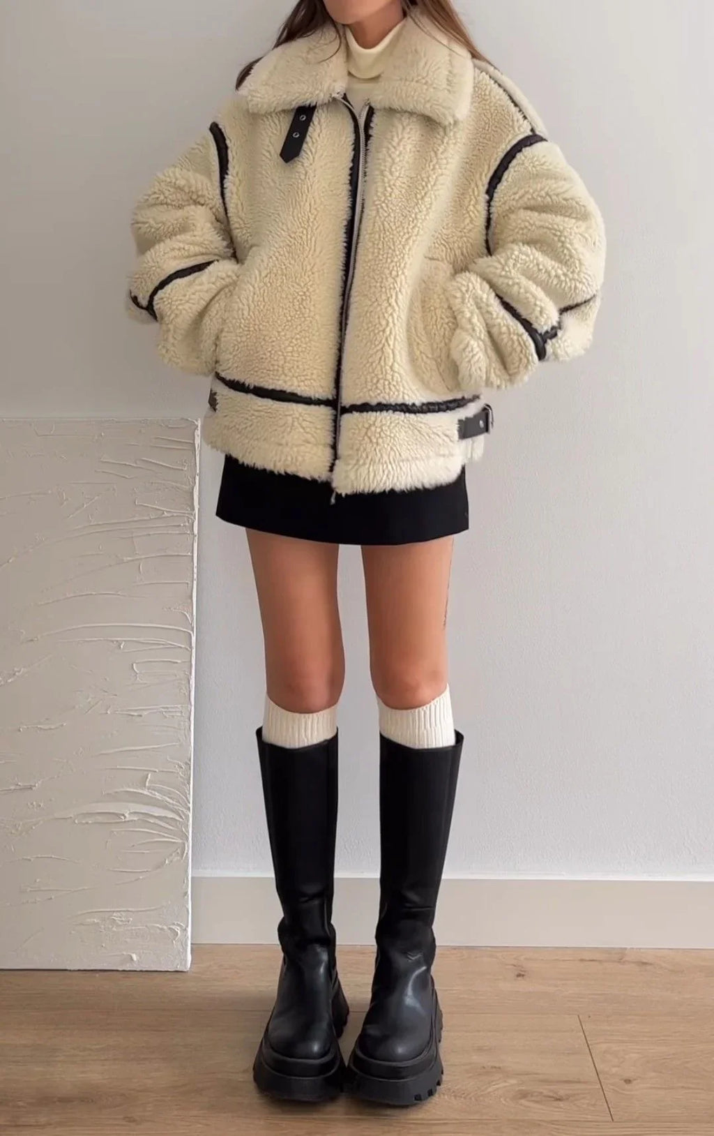 STOCKHOLM – Oversized Sherpa Jacket – 6757
