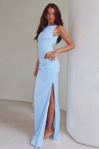 NICE – High Neck Maxi Dress – 2636