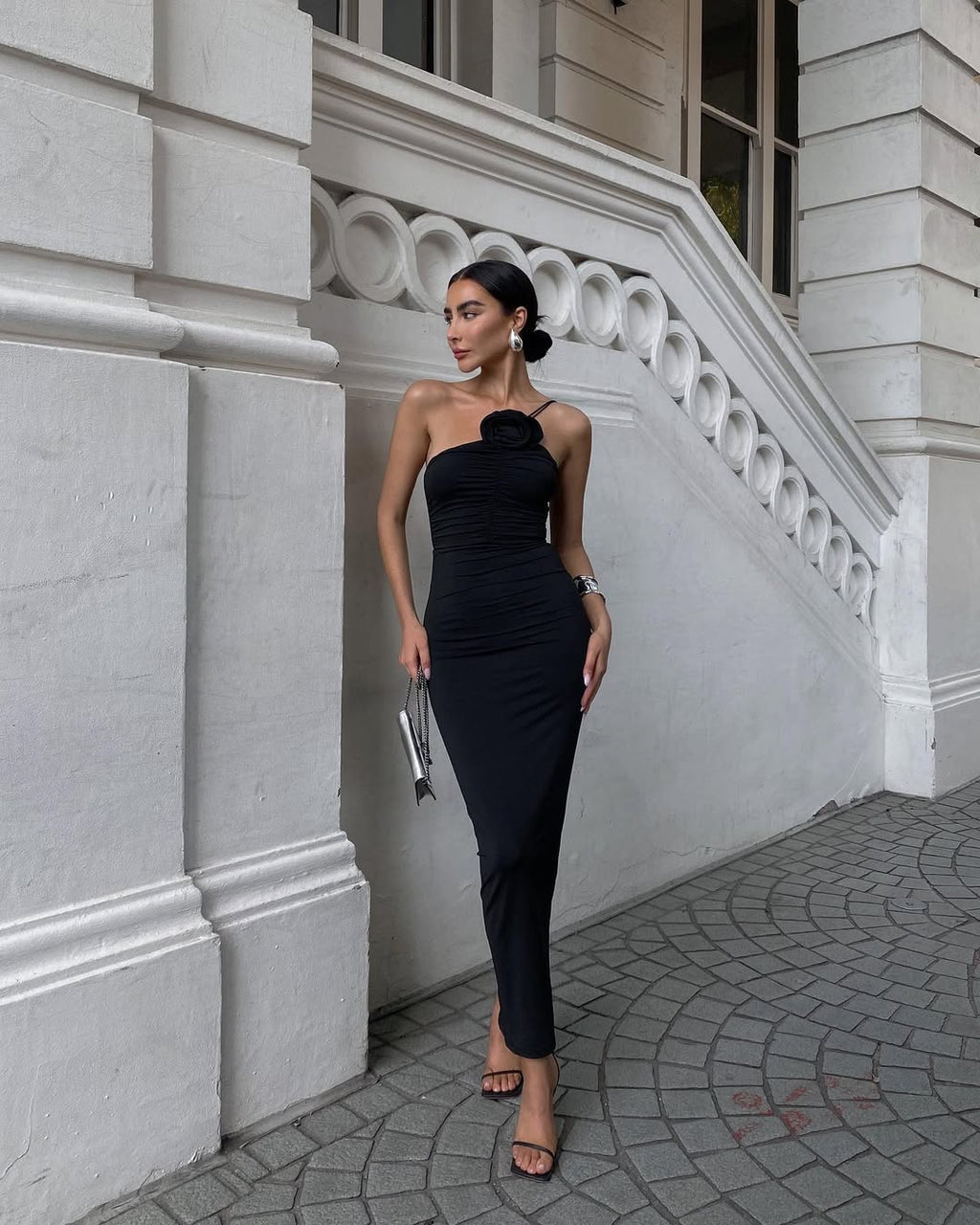 ALICANTE – Sophisticated Floral Dress – 9079