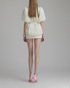 LISBON – Floral Pleated Mini Dress – 2773