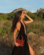 MILAN – V-Halterneck Maxi Dress – 1683