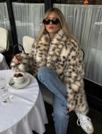 PRAGUE – Oversized Faux Fur Coat – 3254