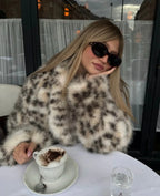 PRAGUE – Oversized Faux Fur Coat – 3254