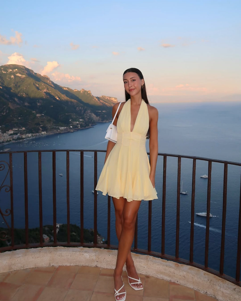 ANTIBES – Halter Mini Dress – 2049