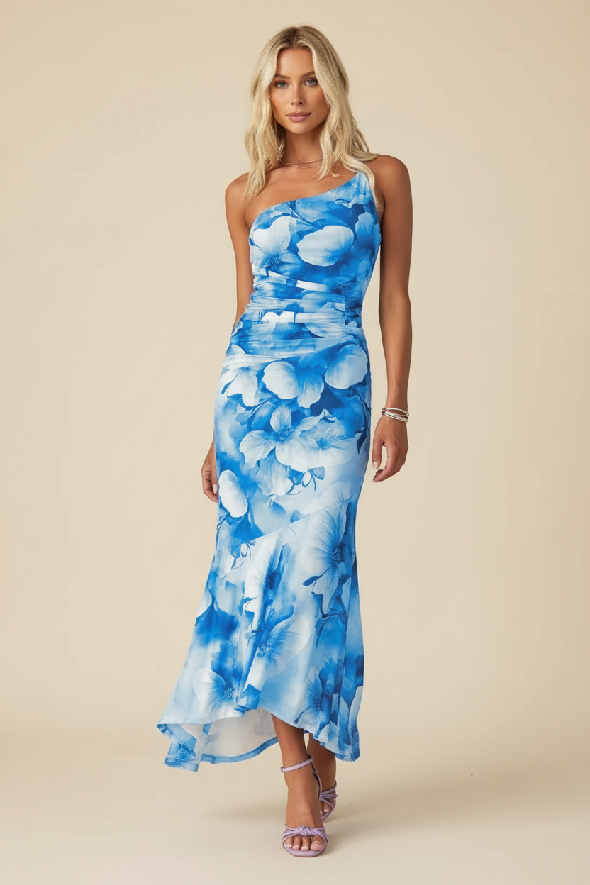 CORFU – One-Shoulder Maxi Dress – 6106