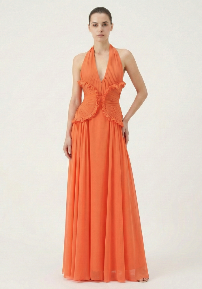 FLORENCE – Halter Maxi Dress – 3382