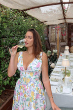 ROME – Floral Midi Dress – 9555