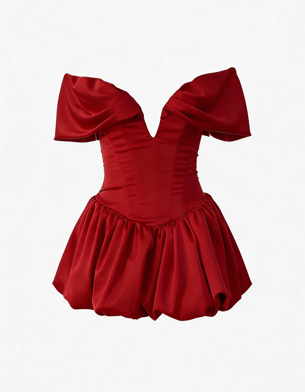 TAORMINA – Off-Shoulder Mini Dress – 4354