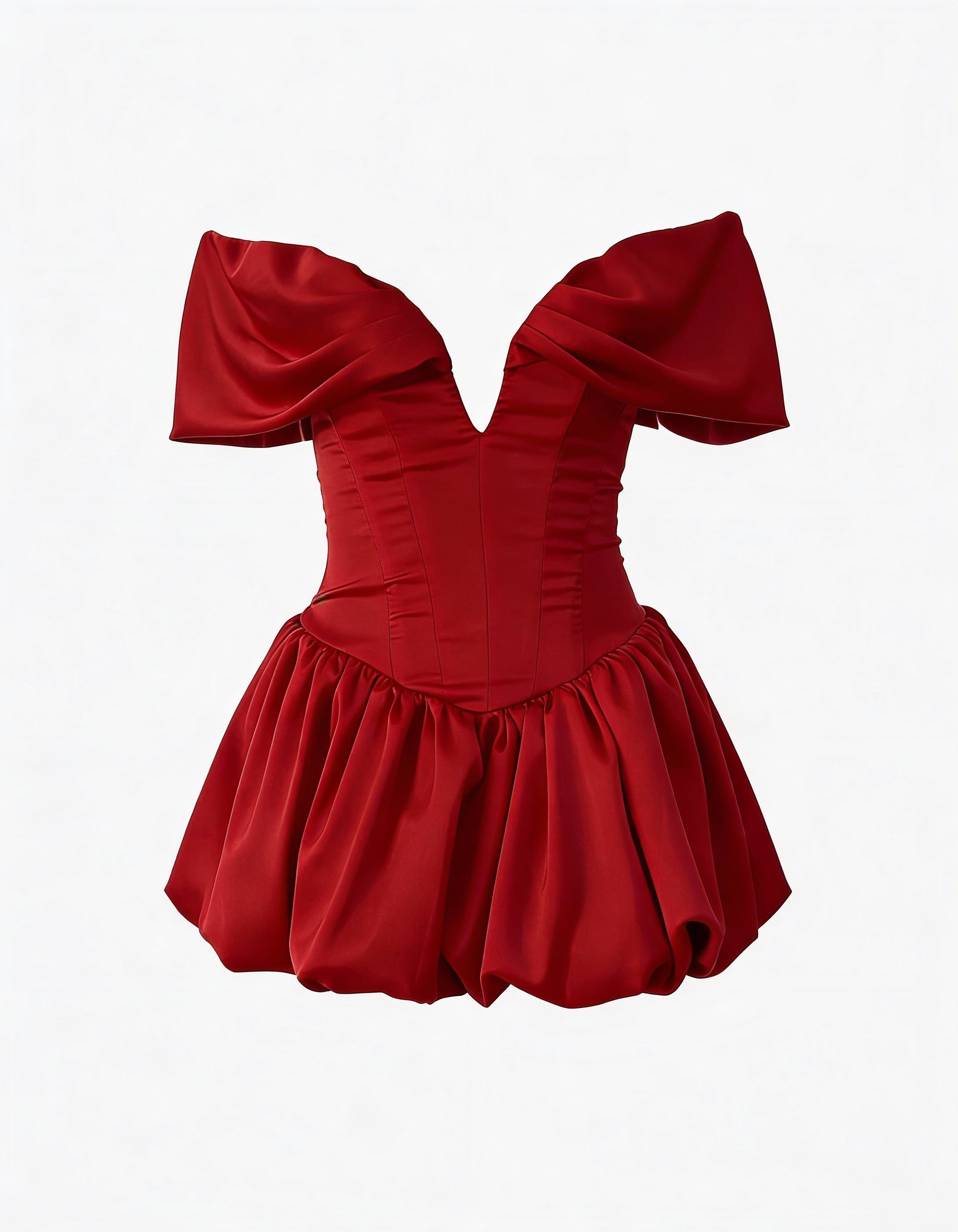 TAORMINA – Off-Shoulder Mini Dress – 4354