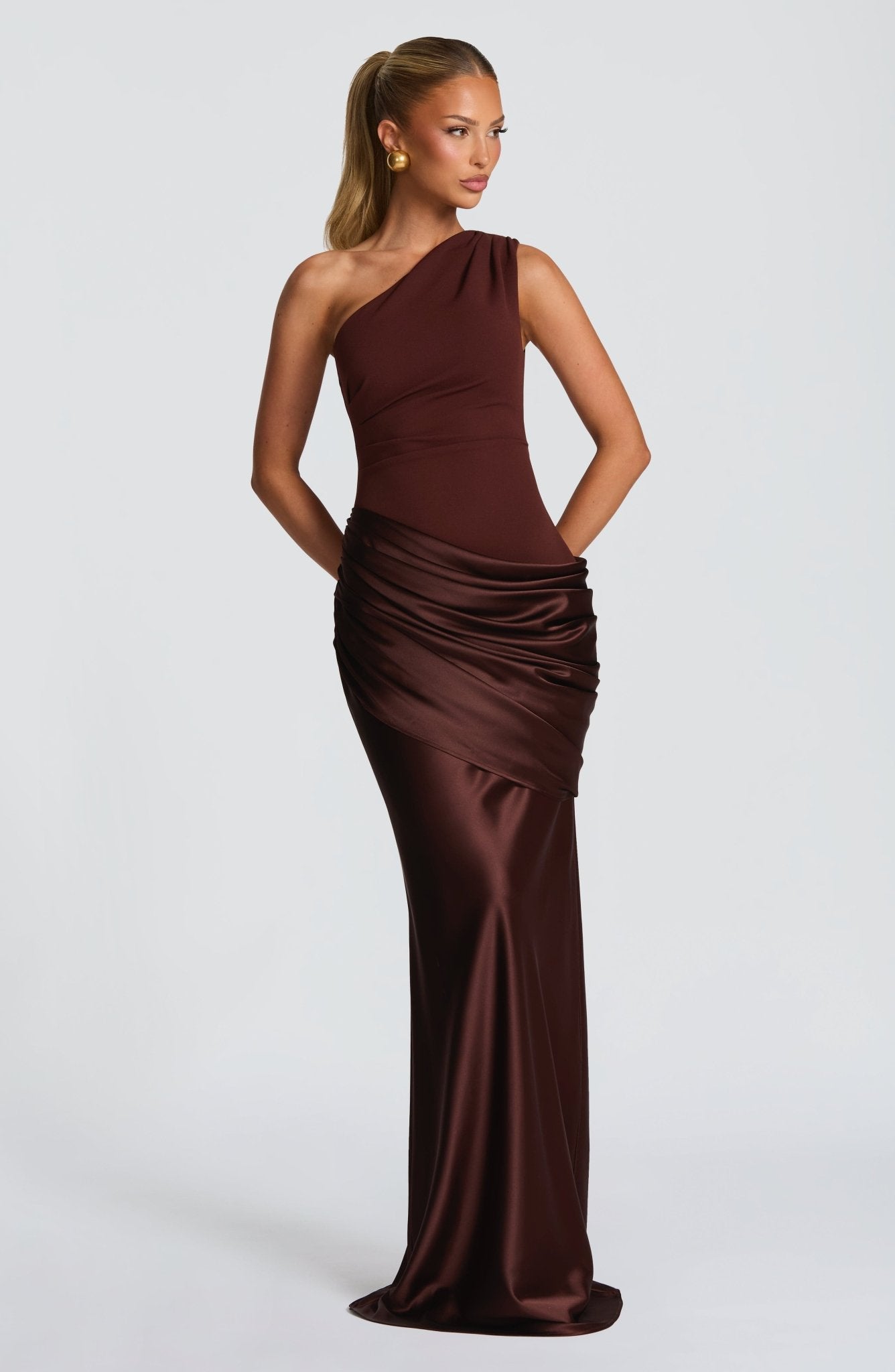 MARBELLA – One-Shoulder Maxi Dress – 4226