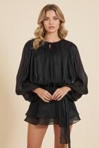 AMALFI – Satin Mini Dress – 9345