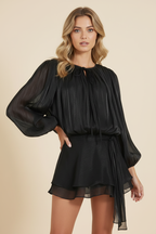 AMALFI – Satin Mini Dress – 9345