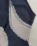 VENICE – Crystal Halterneck Maxi Dress – 7453