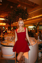 MYKONOS – Sleeveless Skater Mini Dress – 4964