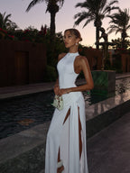 PALMA – High-Neck Maxi Dress – 8388