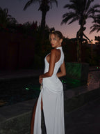 PALMA – High-Neck Maxi Dress – 8388