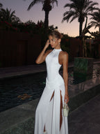 PALMA – High-Neck Maxi Dress – 8388