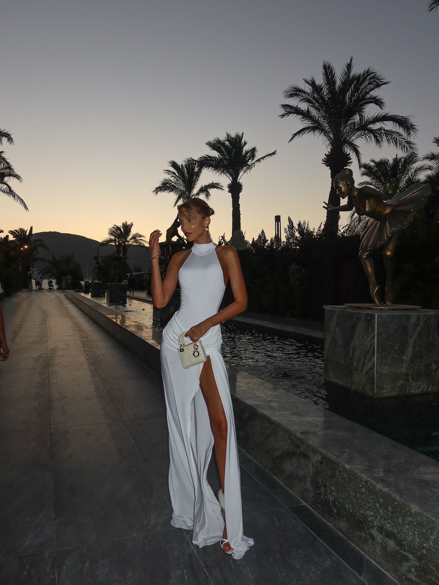 PALMA – High-Neck Maxi Dress – 8388