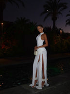 PALMA – High-Neck Maxi Dress – 8388