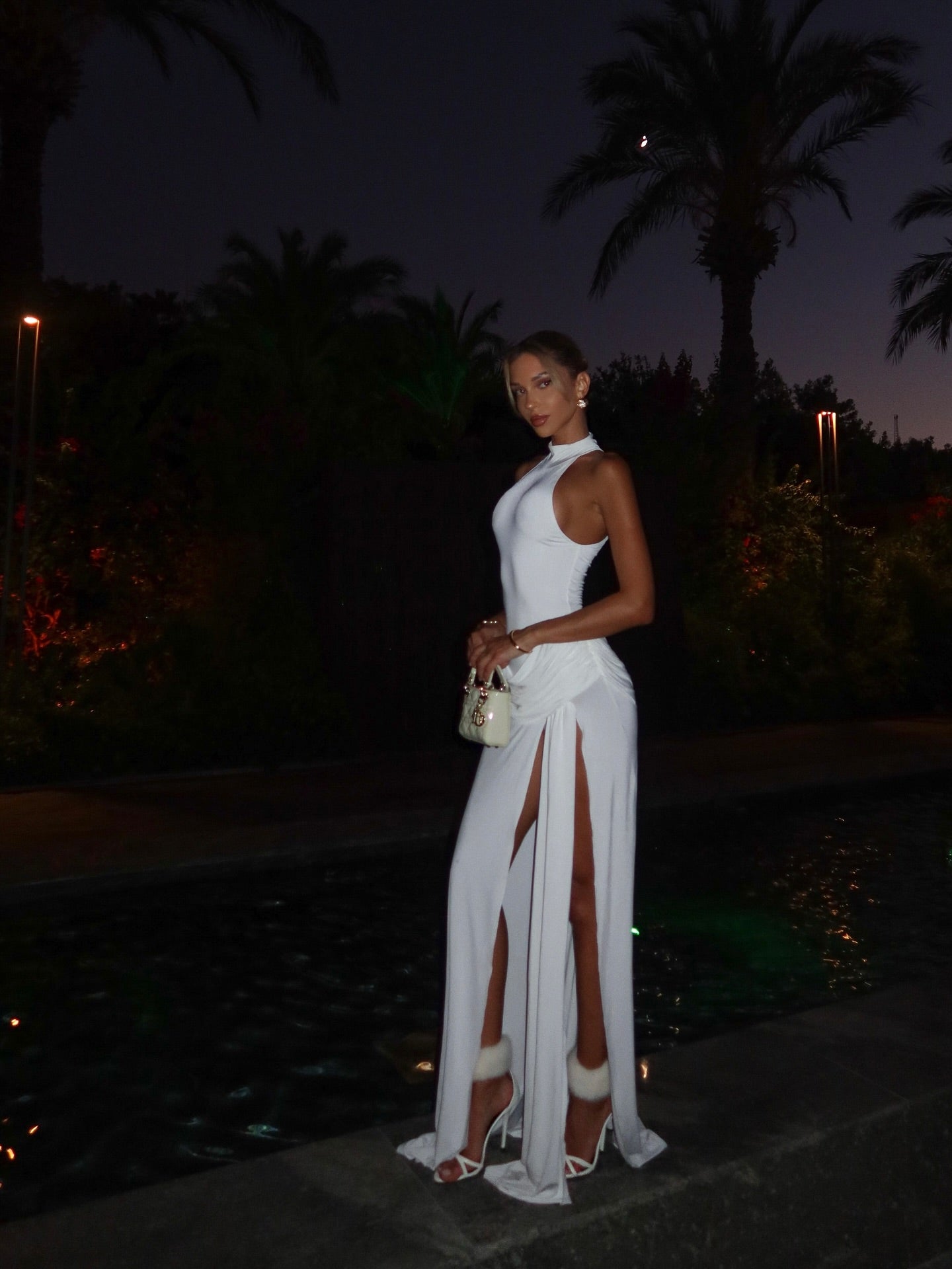 PALMA – High-Neck Maxi Dress – 8388