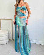 DUBROVNIK – Strapless Maxi Dress – 8803