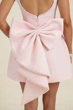 SPLIT – Elegant Bow Dress – 5330