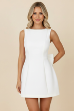 SPLIT – Elegant Bow Dress – 5330