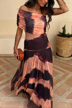 MALAGA – One Shoulder Maxi Dress – 7668