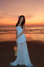 MONACO – Strapless Maxi Dress – 2384