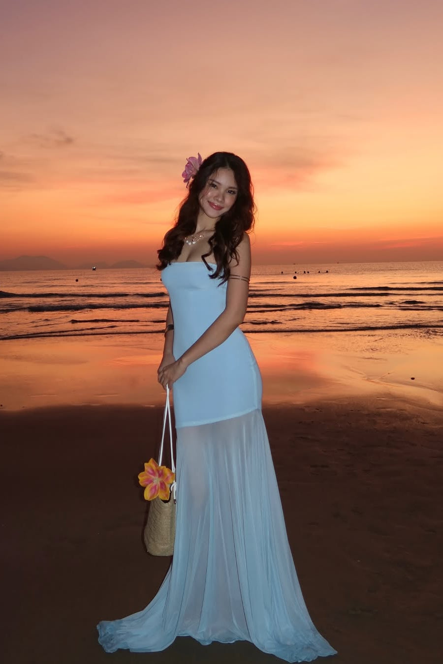 MONACO – Strapless Maxi Dress – 2384