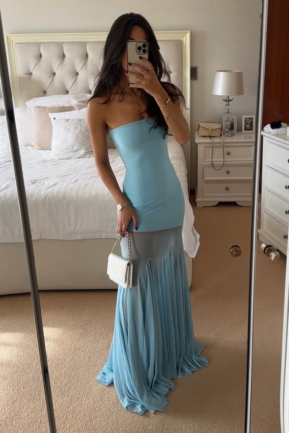 MONACO – Strapless Maxi Dress – 2384