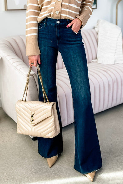 VALENCIA – Flare Denim Pants – 8369