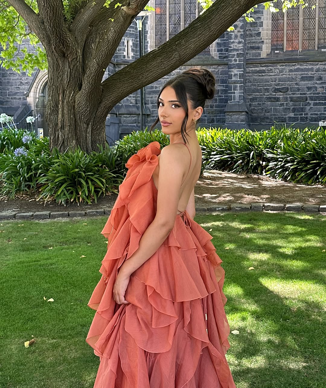 MILAN – Layered Ruffle Maxi Dress – 1580