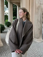 BERN – Oversized Double-Breasted Coat – 3100