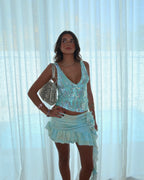 PALERMO – Sequin Halter Top – 6796