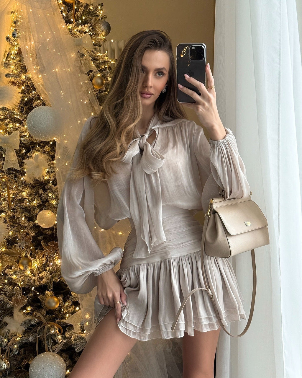 MARSEILLE – Flowy Mini Dress – 9059