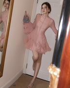 ATHENS – Long Sleeve Mini Dress – 1335