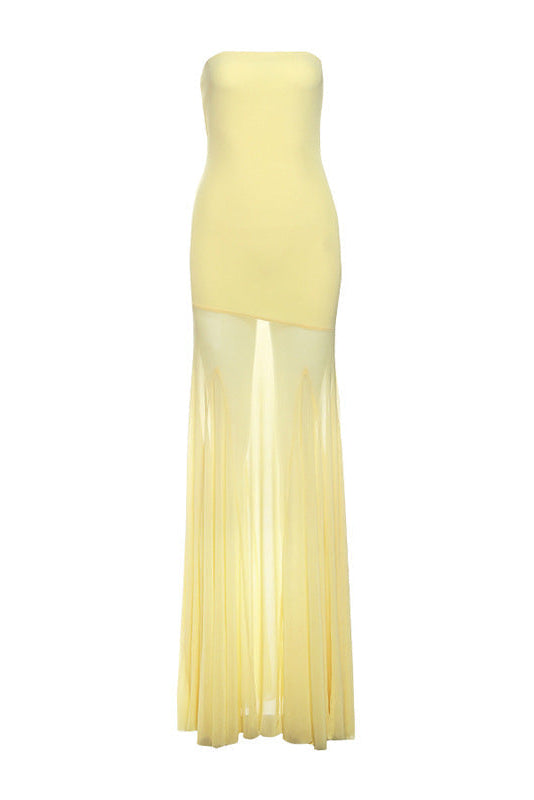MONACO – Strapless Maxi Dress – 2384