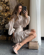 MARSEILLE – Flowy Mini Dress – 9059