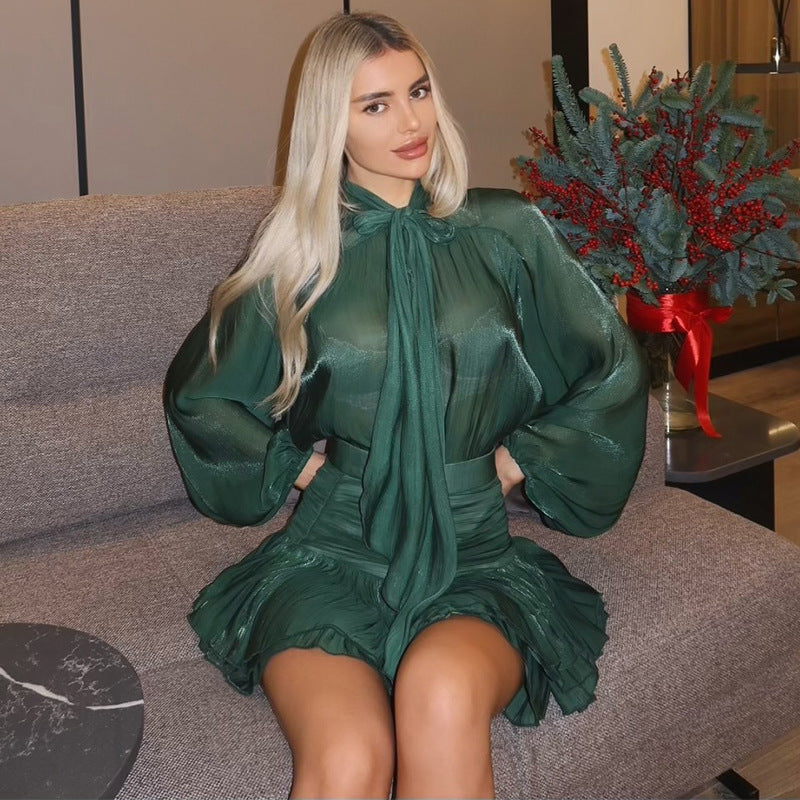 MARSEILLE – Flowy Mini Dress – 9059